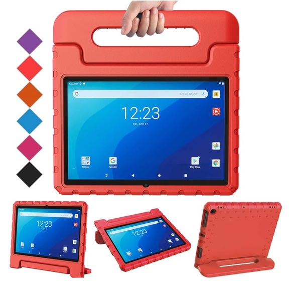 **NIB** KIDS’ 10.1 SHOCKPROOF TABLET W/ HANDLE & SCREEN COVER - Picture 1 of 3